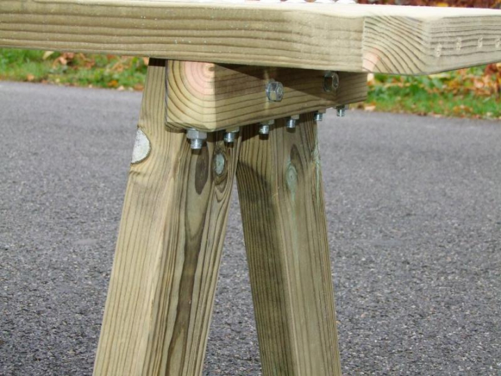 détail renfort boulonnés